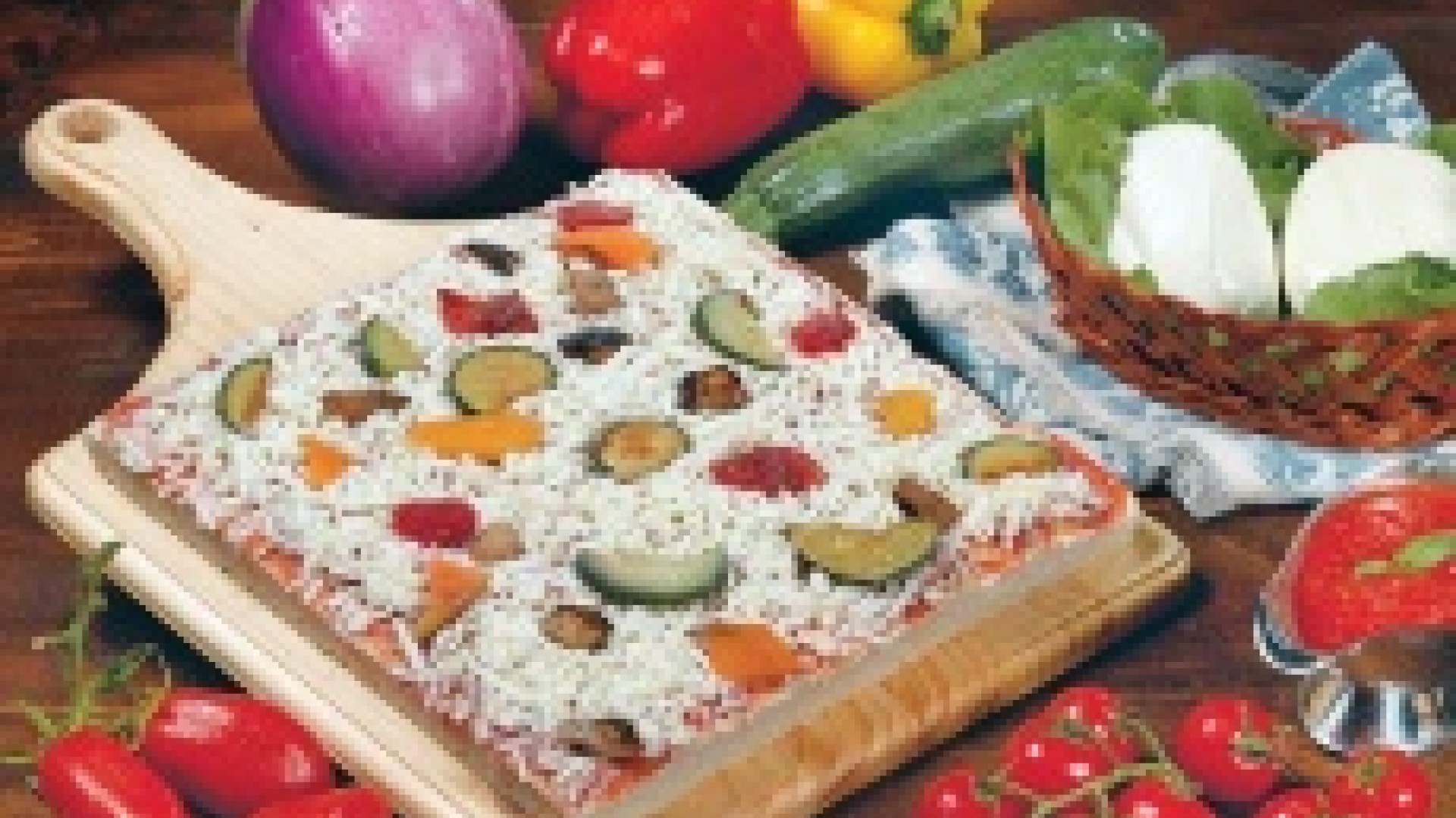 Trancio pizza vegetariana